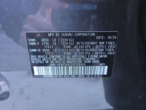 Certified 2025 Subaru Outback image 29