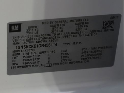 Used 2016 Chevrolet Tahoe LTZ w/ Max Trailering Package image 25