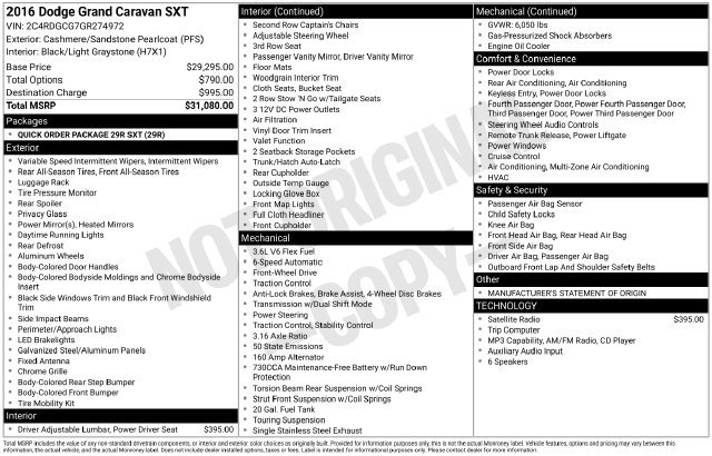 Used 2016 Dodge Grand Caravan SXT FWD image 5