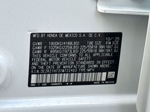 New 2026 Honda HR-V EX-L image 28