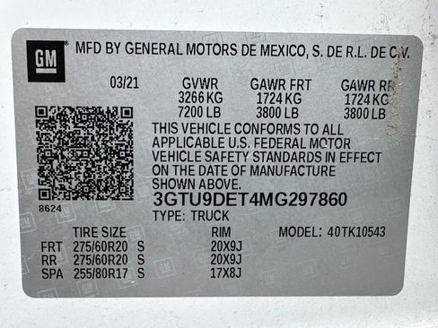 Used 2021 GMC Sierra 1500 SLT w/ SLT Premium Package image 38