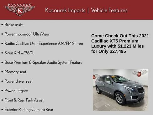 Used 2021 Cadillac XT5 Premium Luxury AWD/4WD image 4