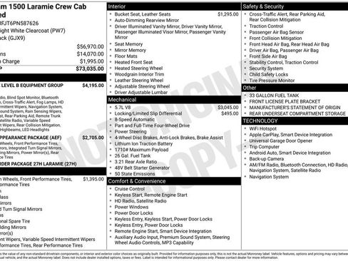 Certified 2023 RAM 1500 Laramie AWD/4WD image 44