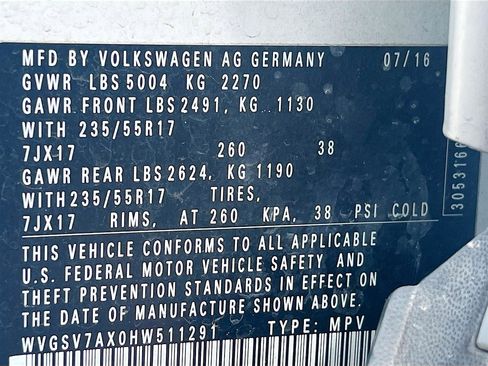 Used 2017 Volkswagen Tiguan Wolfsburg Edition image 33
