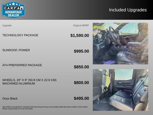 Used 2023 GMC Sierra 1500 AT4 w/ Technology Package AWD/4WD image 3