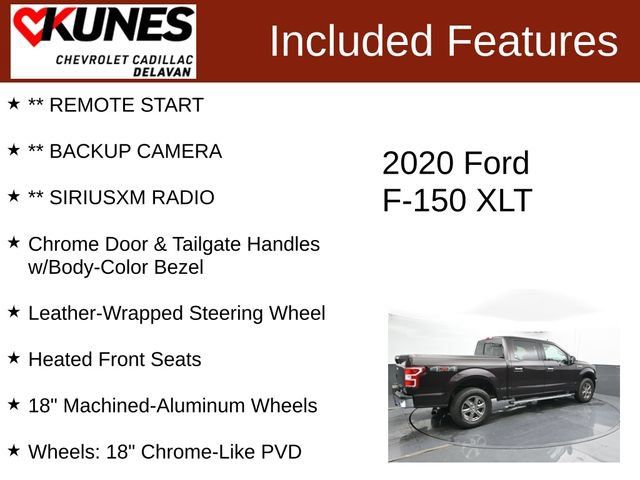 Used 2020 Ford F150 XLT w/ Equipment Group 302A Luxury AWD/4WD image 3