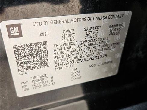 Used 2020 Chevrolet Equinox LT AWD/4WD image 22