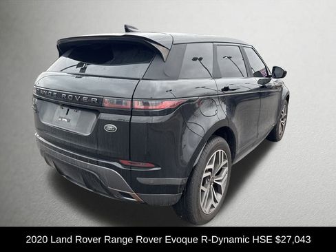 Used 2020 Land Rover Range Rover Evoque R-Dynamic HSE image 3