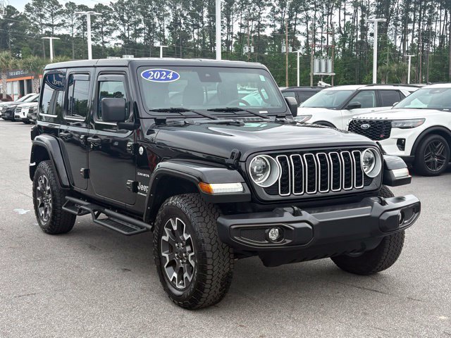 Used 2024 Jeep Wrangler Unlimited Sahara w/ Safety Group AWD/4WD image 7