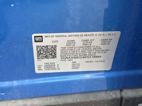 Used 2024 Chevrolet Equinox RS w/ RS Leather Package AWD/4WD image 28