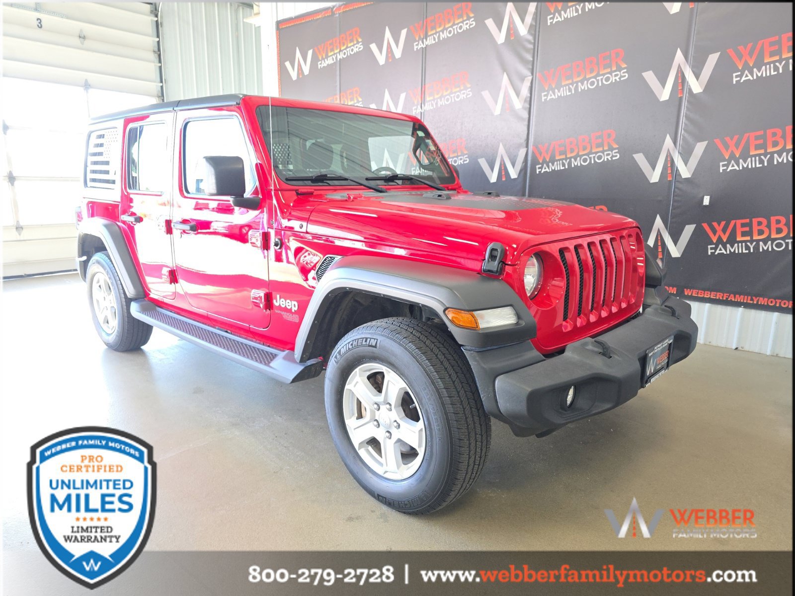 Used 2021 Jeep Wrangler Unlimited Sport AWD/4WD image 1