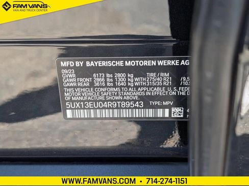 Used 2024 BMW X5 sDrive40i w/ Parking Assistance Package RWD image 35