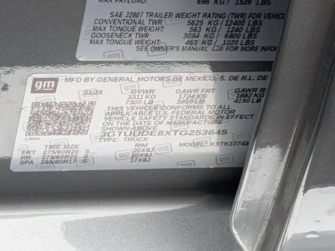 Used 2026 GMC Sierra 1500 SLT w/ SLT Premium Plus Package AWD/4WD image 42