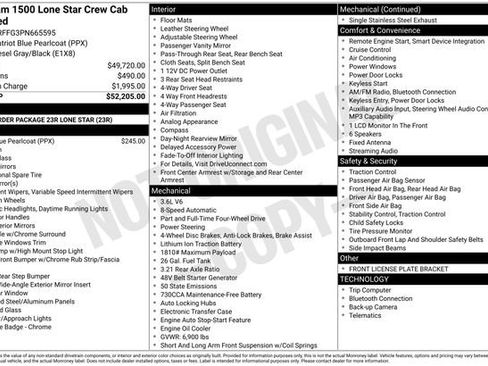 Used 2023 RAM 1500 Lone Star image 6