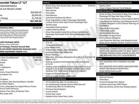 Used 2022 Chevrolet Tahoe LT w/ Luxury Package image 32