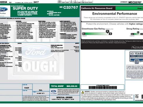Used 2021 Ford F450 Platinum w/ FX4 Off-Road Package AWD/4WD image 25