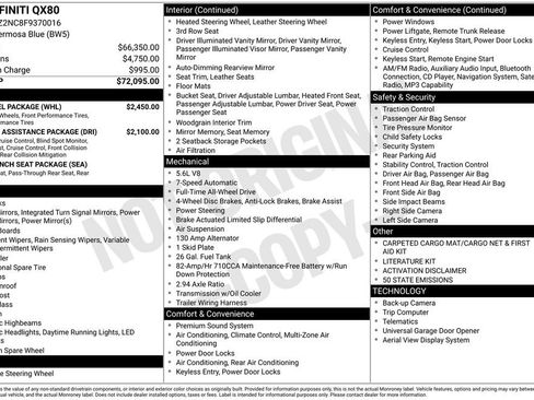 Used 2015 INFINITI QX80 Luxe w/ 22" Wheel Package image 4