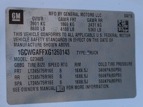Used 2016 Chevrolet Express 2500 RWD image 33