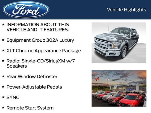 Certified 2018 Ford F150 XLT w/ Equipment Group 302A Luxury image 5