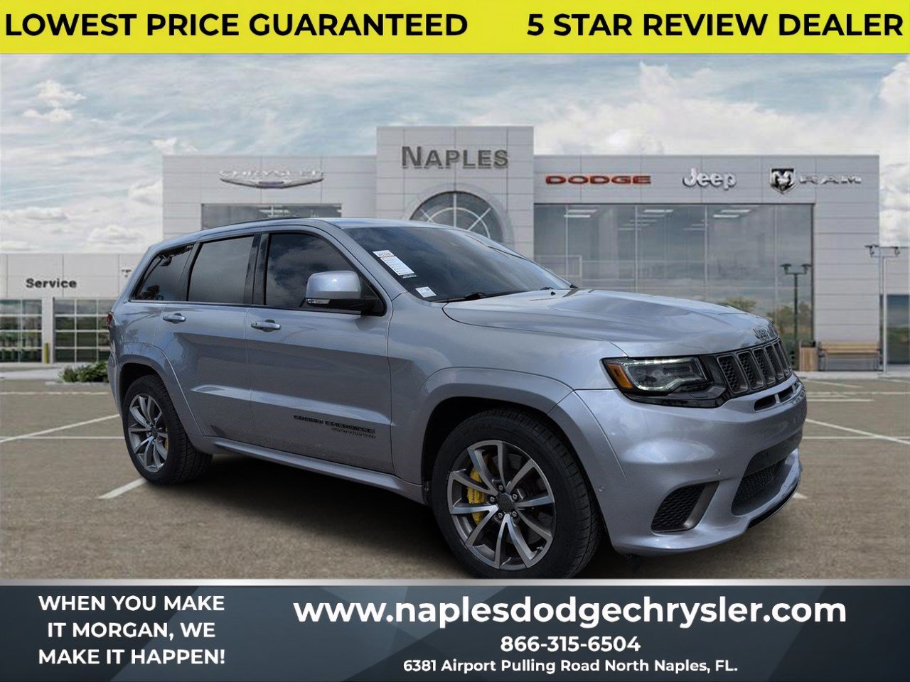 Used 2018 Jeep Grand Cherokee Trackhawk AWD/4WD image 1