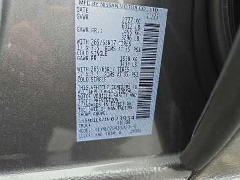 New 2026 Nissan Frontier SV w/ SV Convenience Package image 38