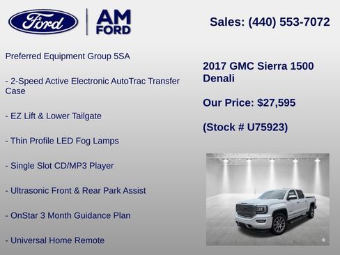 Used 2017 GMC Sierra 1500 Denali AWD/4WD image 24
