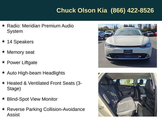 Certified 2024 Kia EV6 Wind w/ Wind Technology Package AWD/4WD image 10