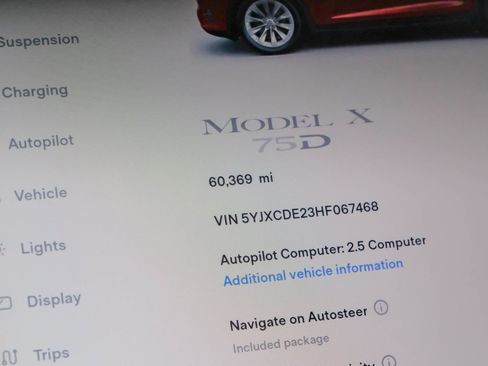 Used 2017 Tesla Model X 75D AWD/4WD image 18