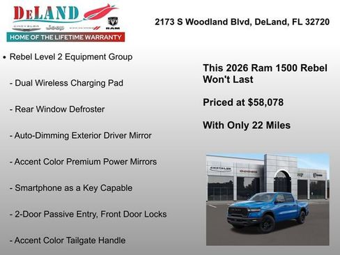 New 2026 RAM 1500 Rebel w/ G/T Package image 6