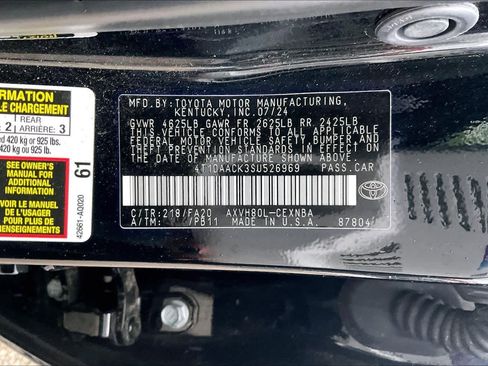 Used 2025 Toyota Camry LE FWD image 34