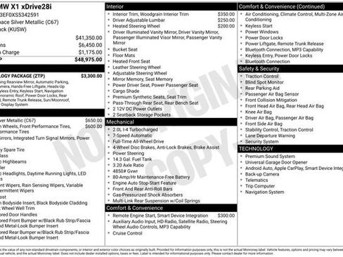 Certified 2025 BMW X1 xDrive28i w/ Technology Package image 41