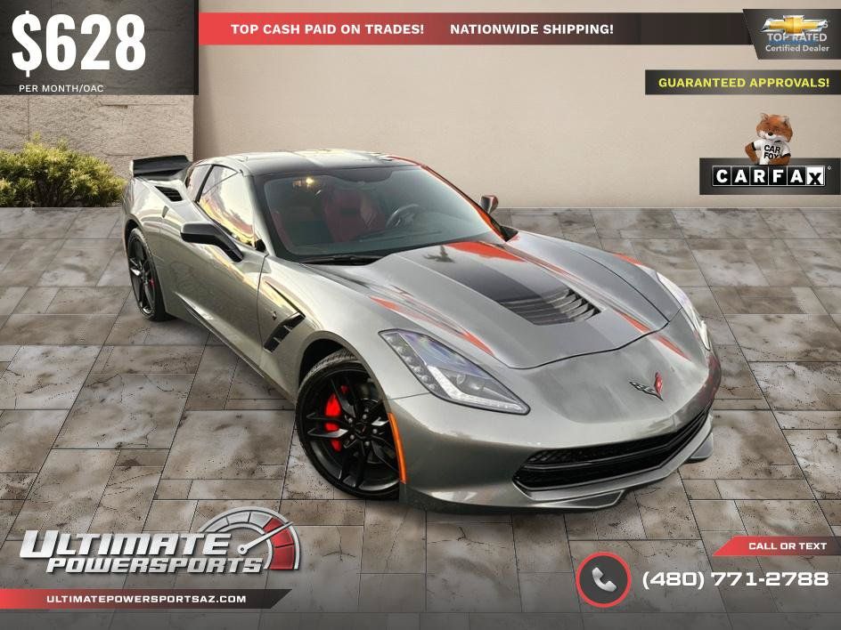 Used 2016 Chevrolet Corvette Stingray Coupe w/ Carbon Flash Badge Package RWD image 70