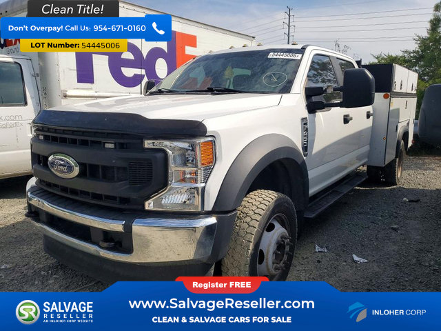 Used 2021 Ford F450 XL w/ Power Equipment Group AWD/4WD image 1