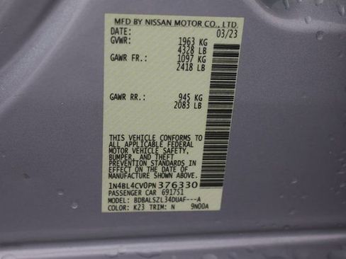 Used 2023 Nissan Altima 2.5 SR w/ SR Premium Package image 30