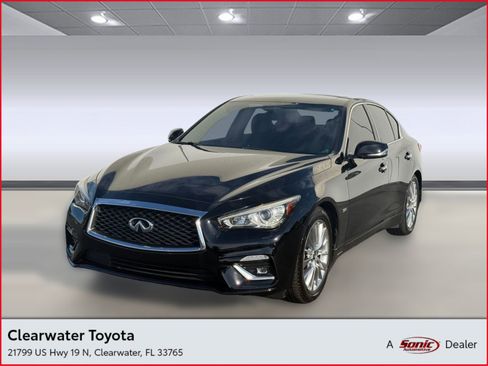 Used 2019 INFINITI Q50 Luxe w/ Essential Package (3.0T Luxe) image 1
