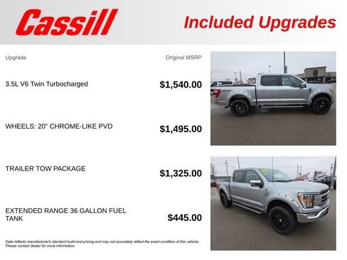 Used 2023 Ford F150 Lariat w/ Trailer Tow Package image 29