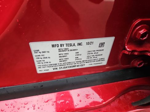 Used 2021 Tesla Model S Plaid AWD/4WD image 30