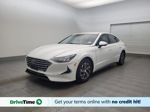 Used 2021 Hyundai Sonata Blue image 1