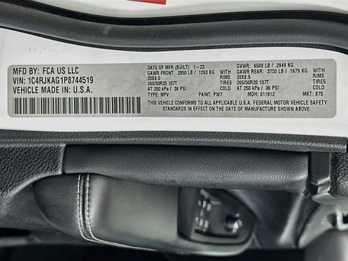 Used 2023 Jeep Grand Cherokee L Laredo AWD/4WD image 12