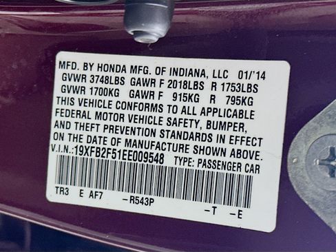 Used 2014 Honda Civic LX image 12