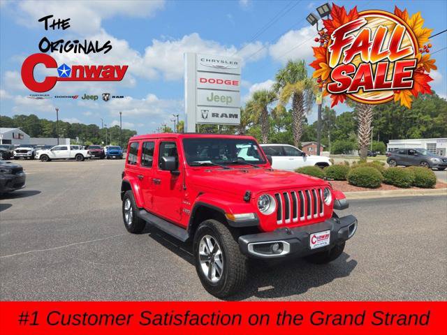 Certified 2022 Jeep Wrangler Unlimited Sahara w/ LED Lighting Group AWD/4WD image 1
