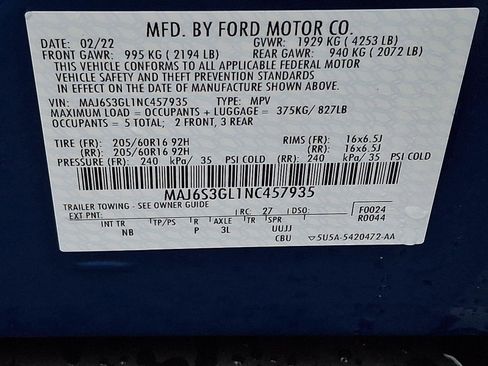 Used 2022 Ford EcoSport SE image 29