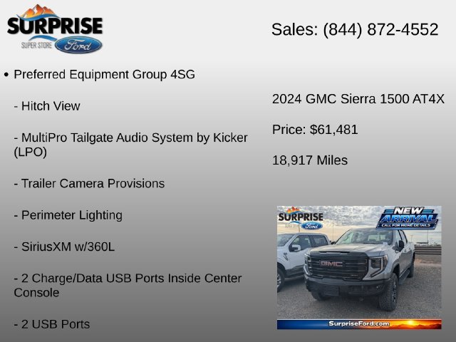 Used 2024 GMC Sierra 1500 AT4X AWD/4WD image 17