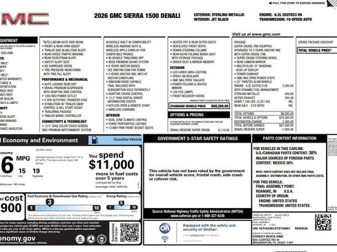 Used 2026 GMC Sierra 1500 Denali AWD/4WD image 3