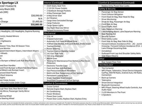 Certified 2026 Kia Sportage LX AWD/4WD image 12