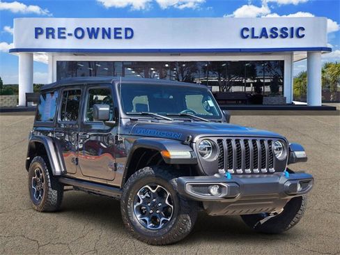 Used 2022 Jeep Wrangler Unlimited Rubicon 4xe w/ Cold Weather Group image 1