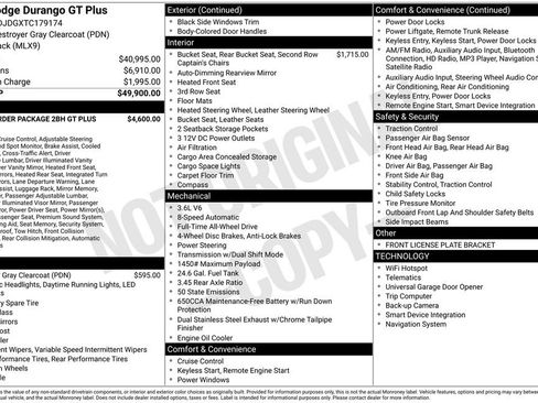 New 2026 Dodge Durango GT AWD/4WD image 4