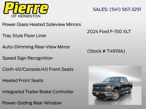 Used 2024 Ford F150 XLT w/ Equipment Group 302A MID AWD/4WD image 30