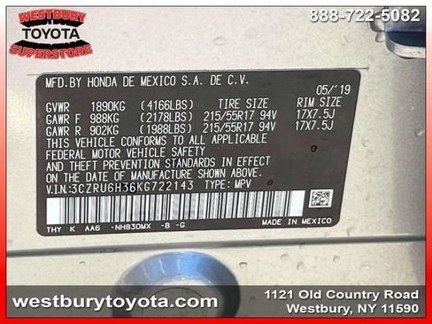 Used 2019 Honda HR-V LX image 22