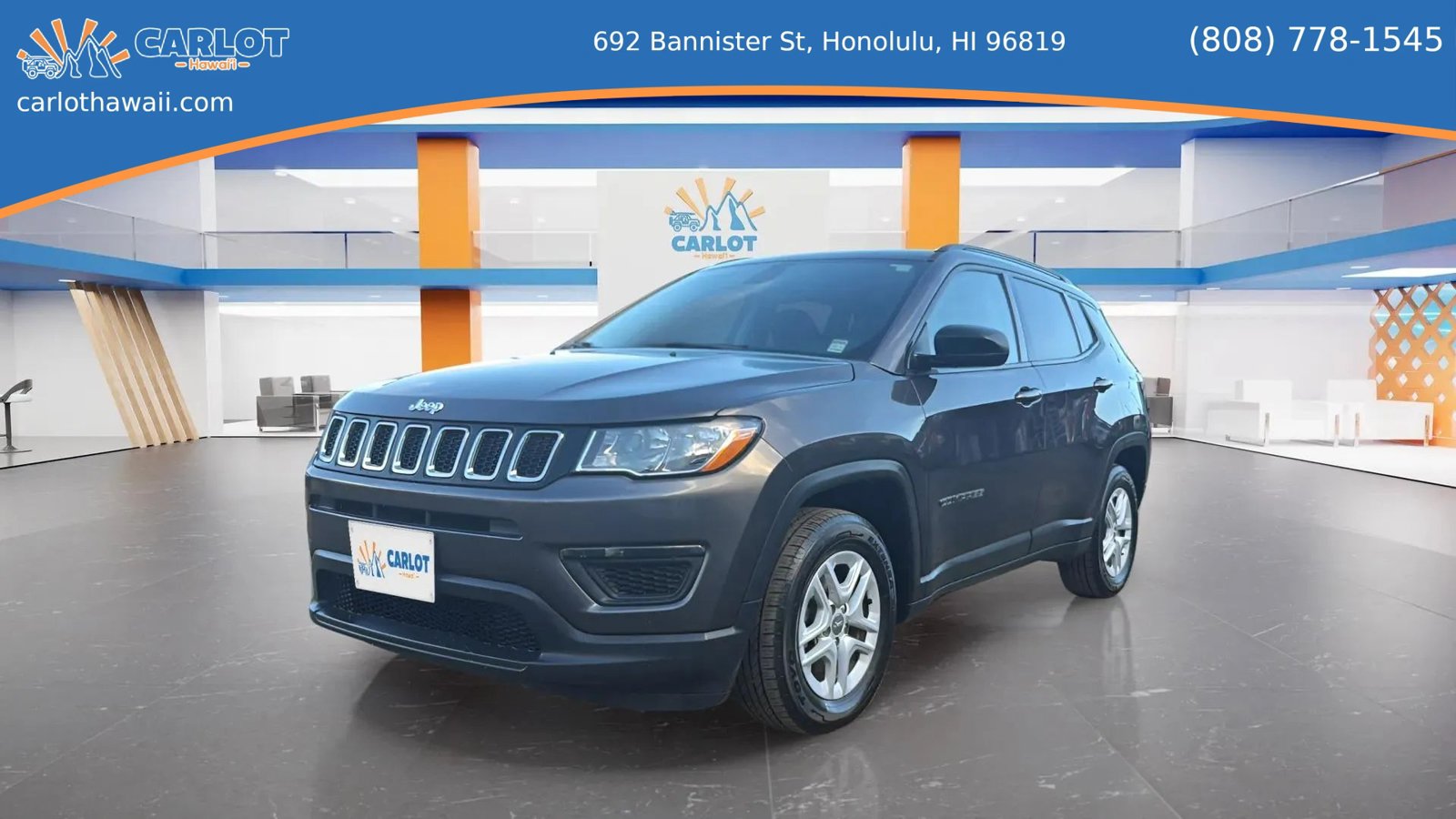 Used 2018 Jeep Compass Sport w/ Tech Group FWD image 1